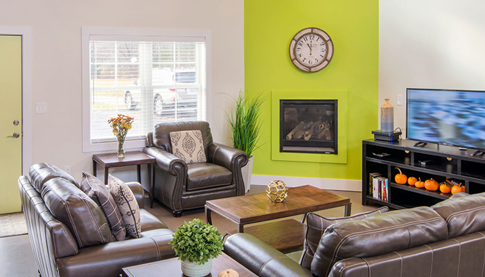 Residential Carlisle beautiful living room of group home 700