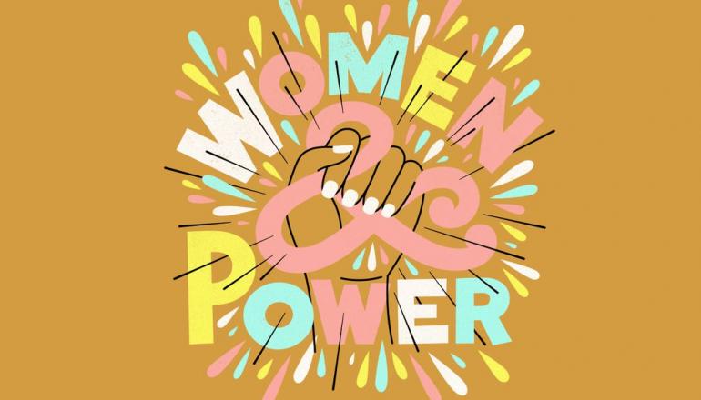 women and power graphic